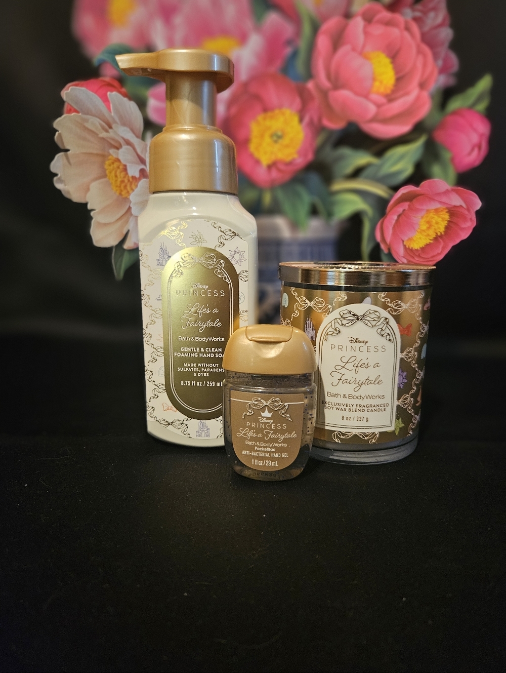 NWT Bath and Body Works Disney Princess Life's A Fairytale Set - Cream & Gold